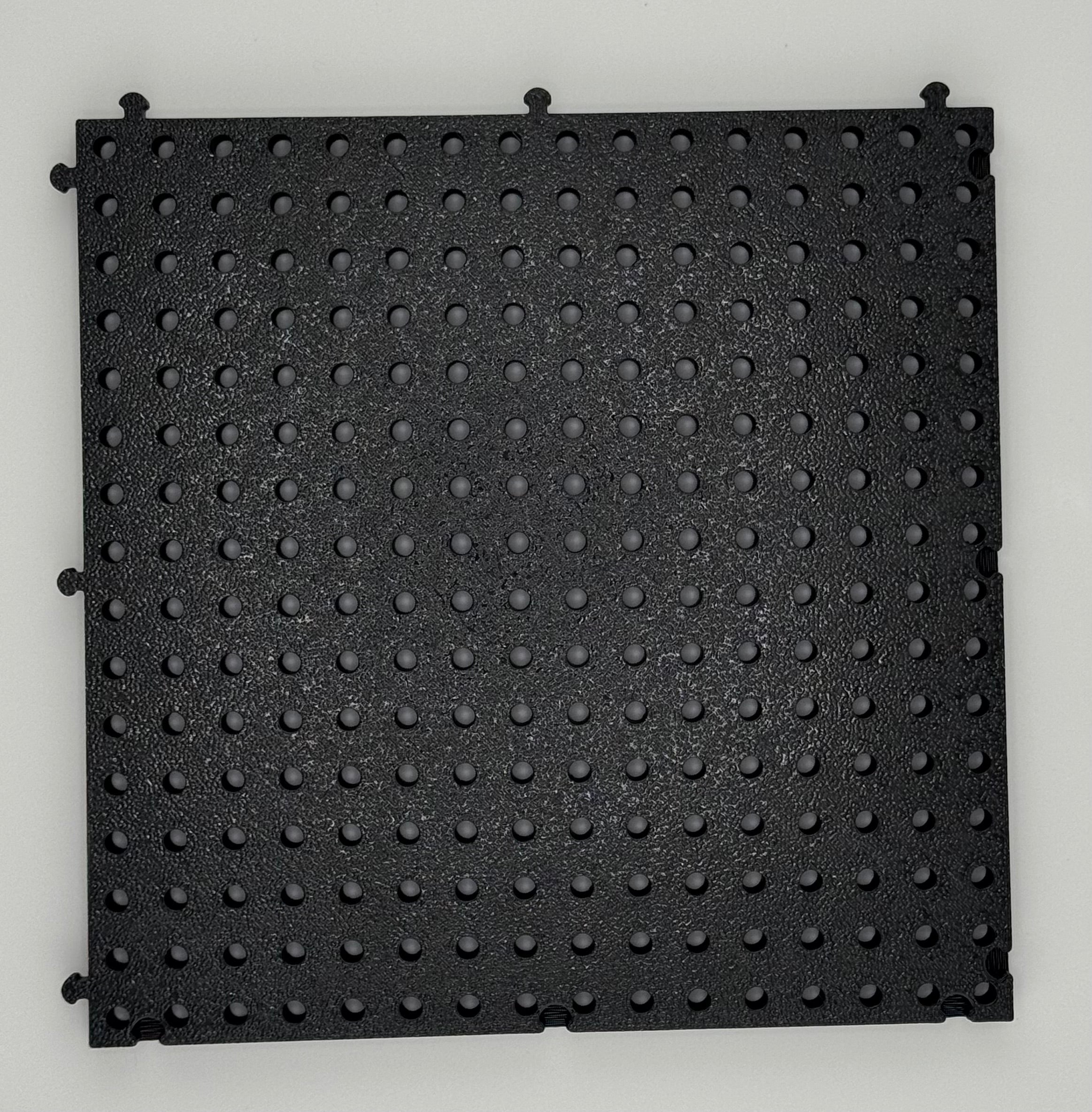 Toolbox Organizer Plate 6”x6” (Black)