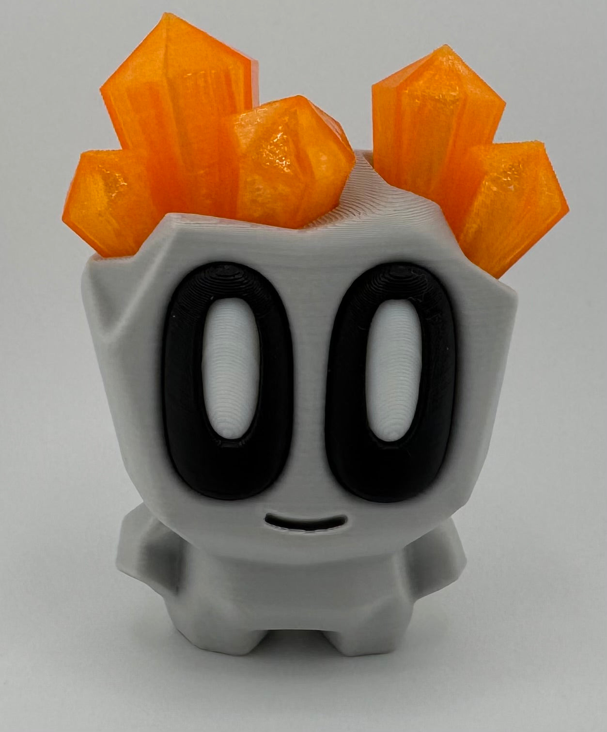 Blob Pet Rock Geode (Orange)