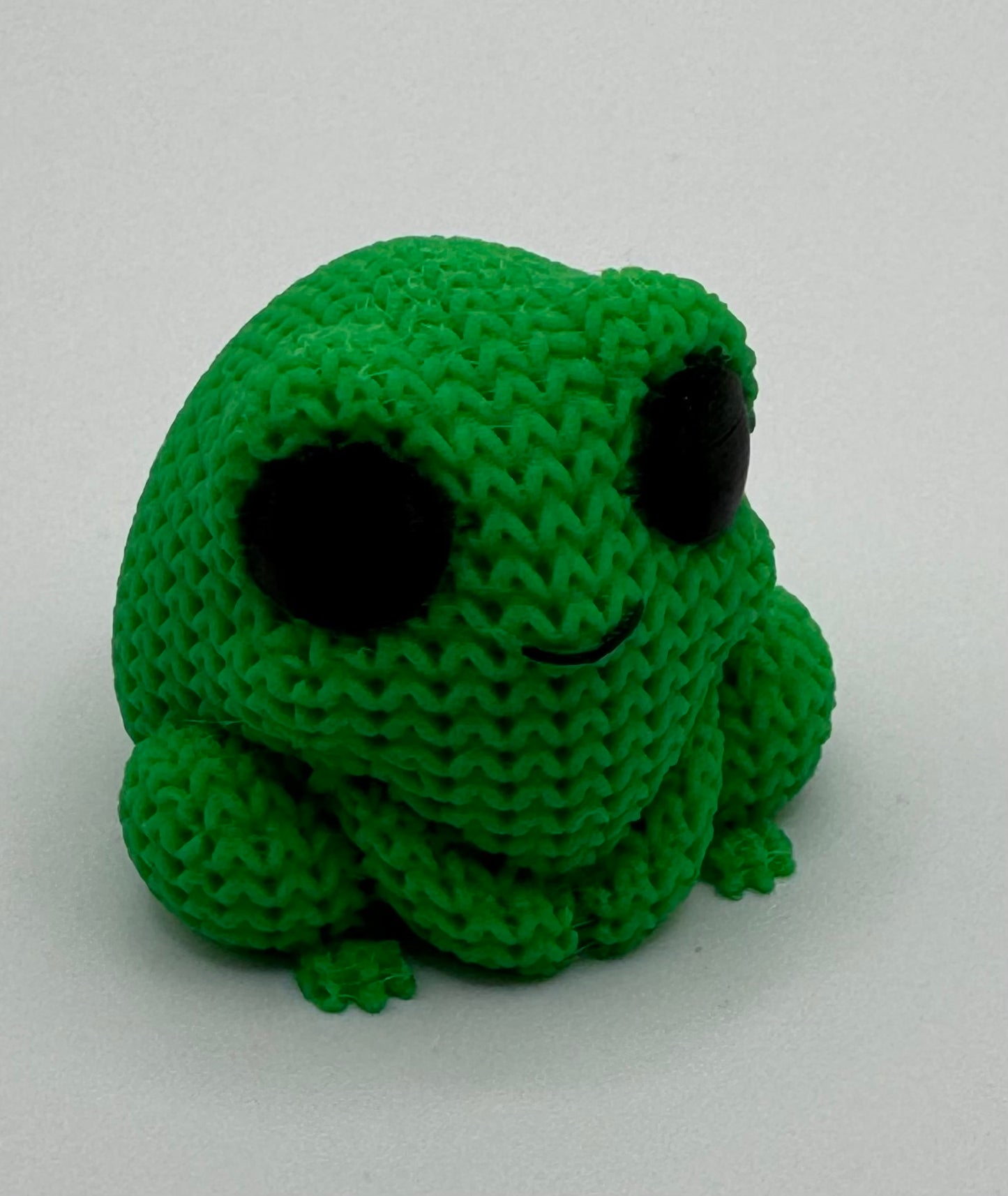 Knitted Frog