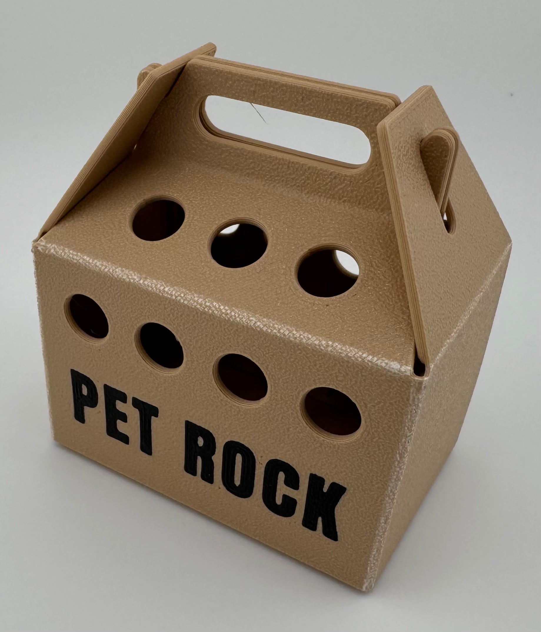 Blob Pet Rock Box (Brown)
