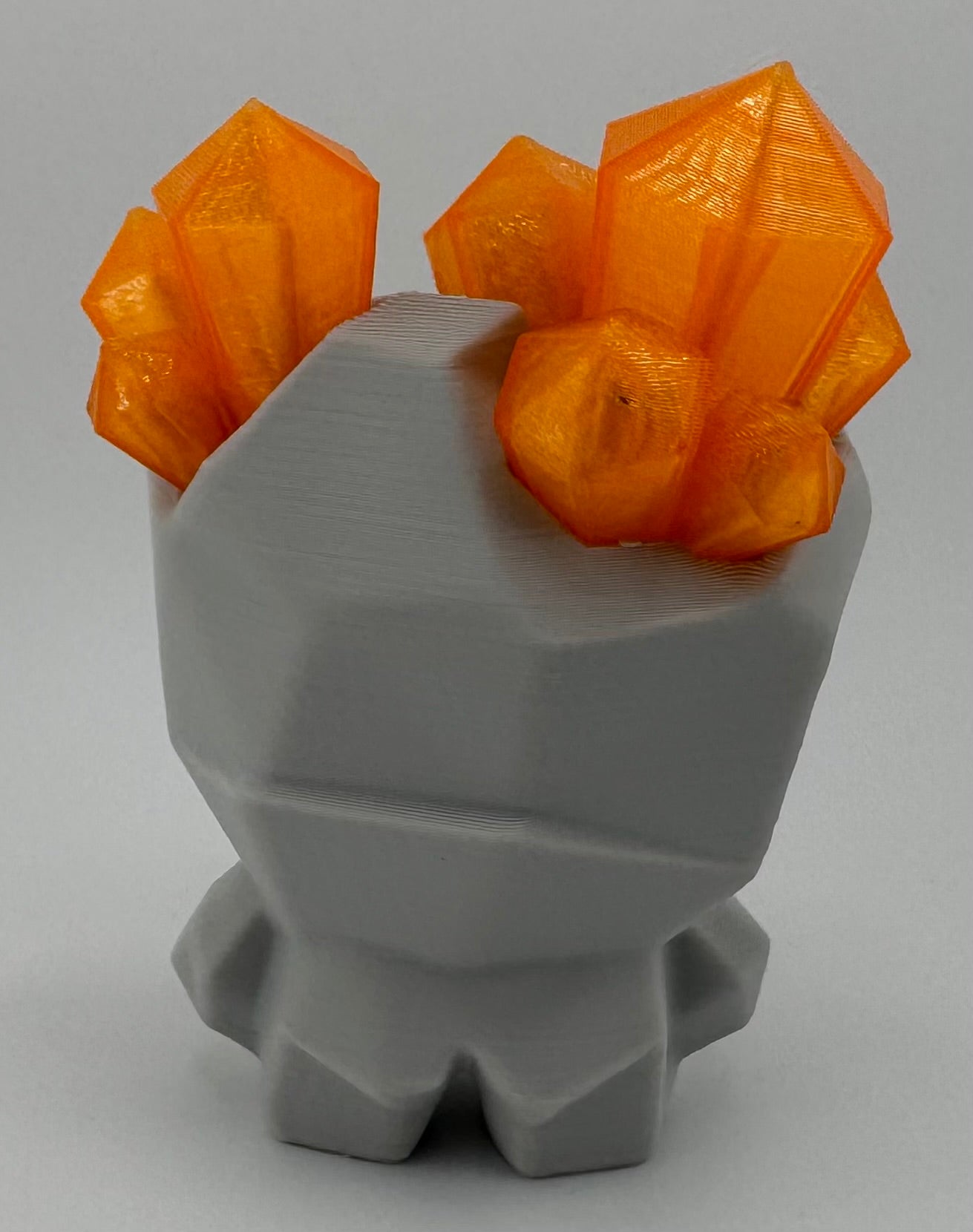 Blob Pet Rock Geode (Orange)