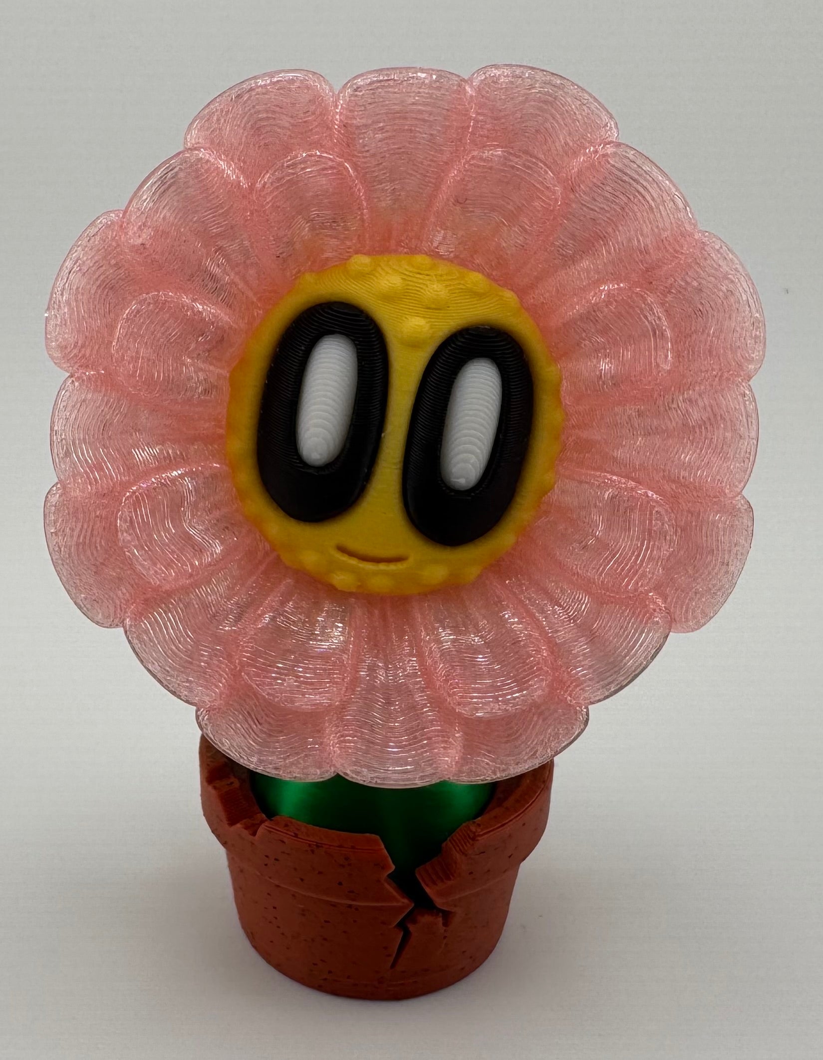 Blob Plant/Flower Cracked Pot