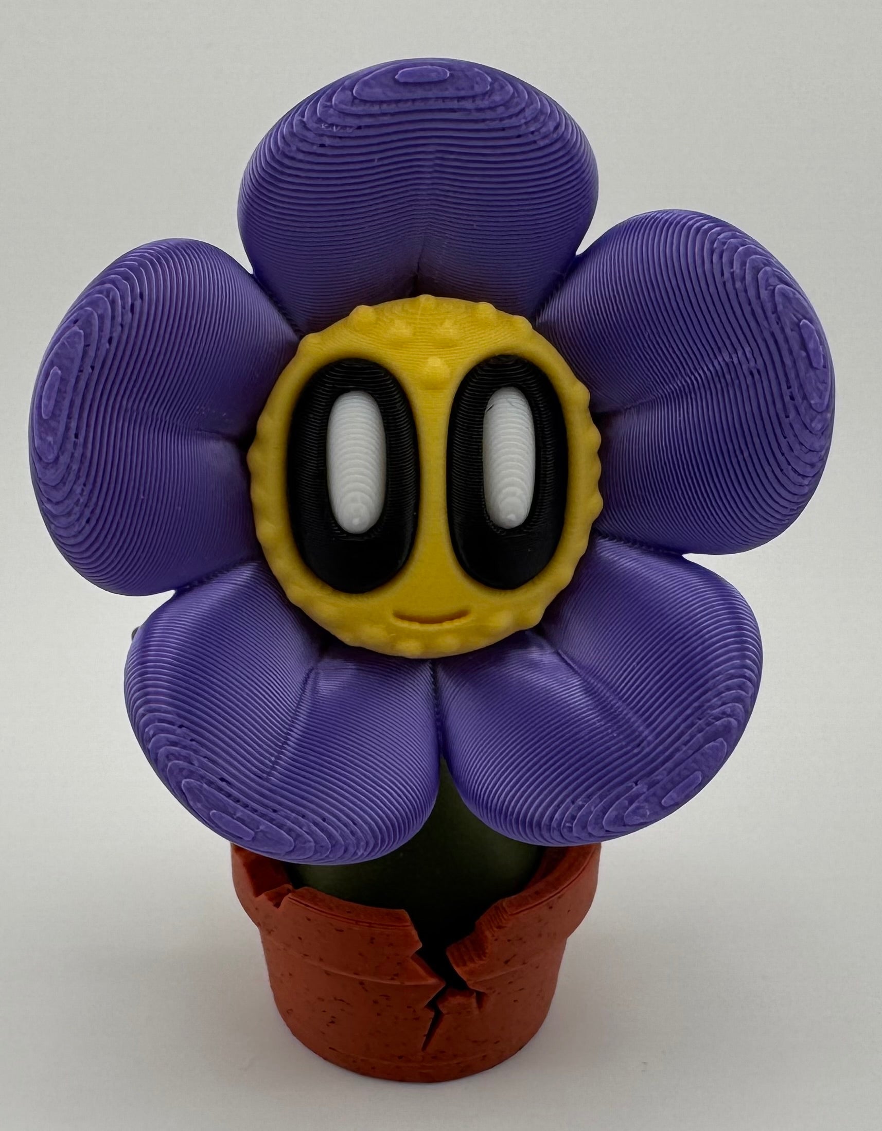 Blob Plant/Flower Cracked Pot