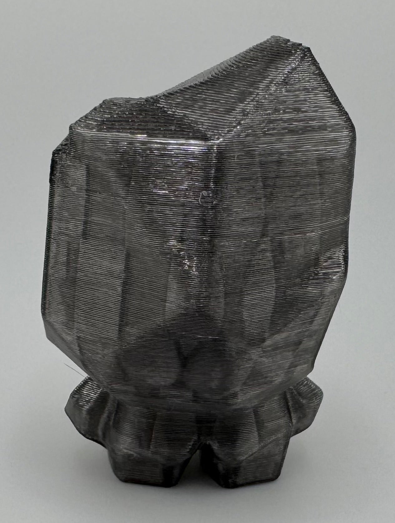 Blob Pet Rock (Black Chalcedony)