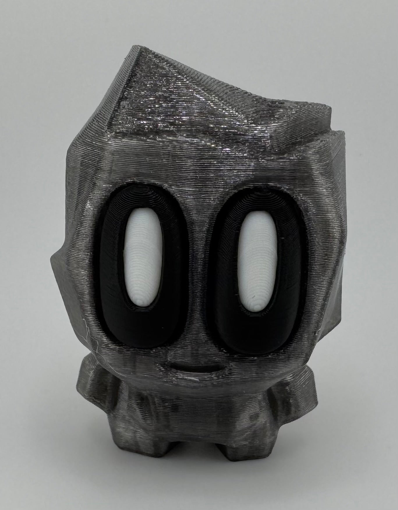 Blob Pet Rock (Black Chalcedony)