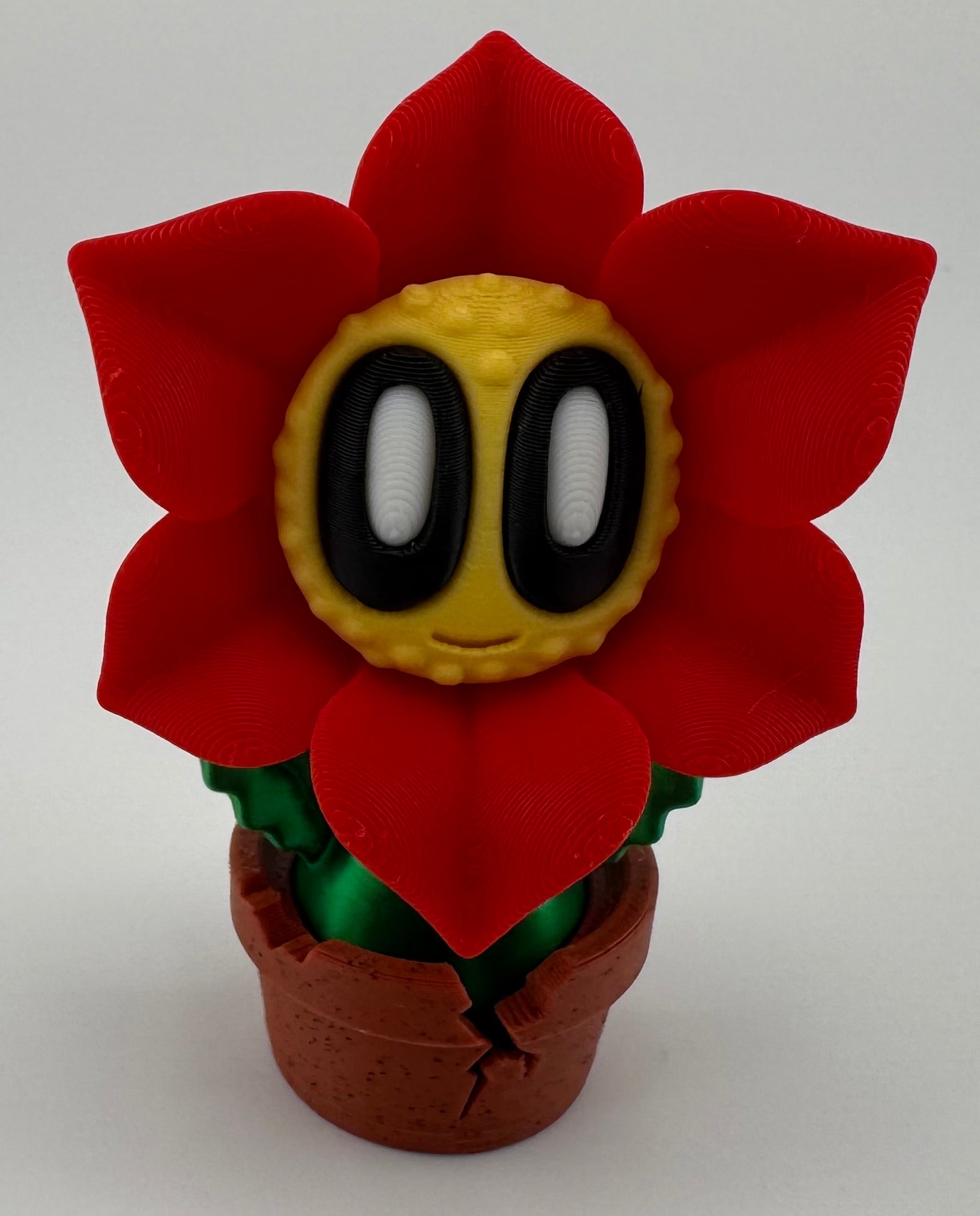 Blob Plant/Flower Cracked Pot