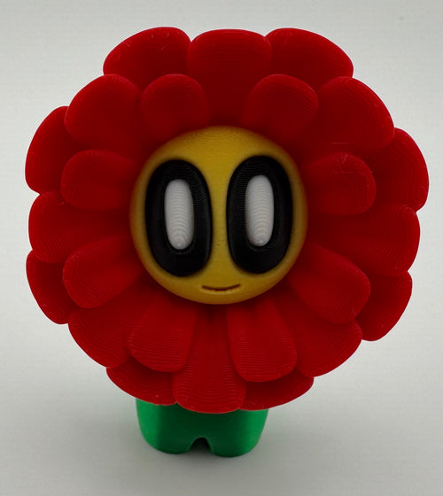 Blob Flowers Daisy (Red)